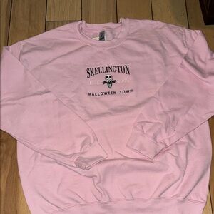Jack Skellington pink sweater new with tags Halloween town